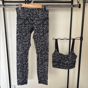 Lululemon Both Ways Bra & Lululemon Wunder Under Pant